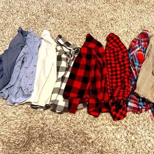 Bundle Set of 10 boys shirts size 5
